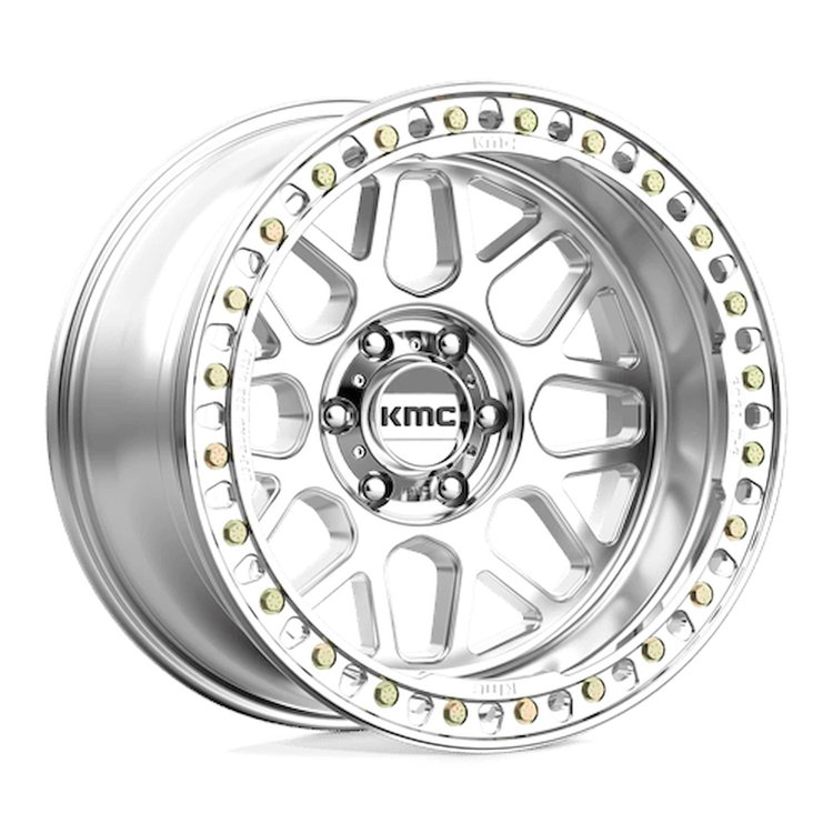 KM23521060548N KM235 GRENADE CRAWL Beadlock Wheel [Size: 20"x10"] Machined Finish