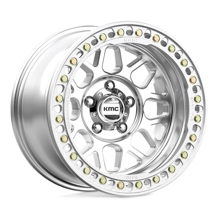 KM23578563500 KM235 GRENADE CRAWL Beadlock Wheel [Size: 17"x8.5"] Machined Finish