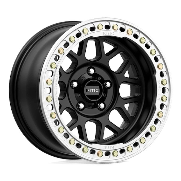 KM23589080710 KM235 GRENADE CRAWL Beadlock Wheel [Size: 18"x9"] Satin Black Finish
