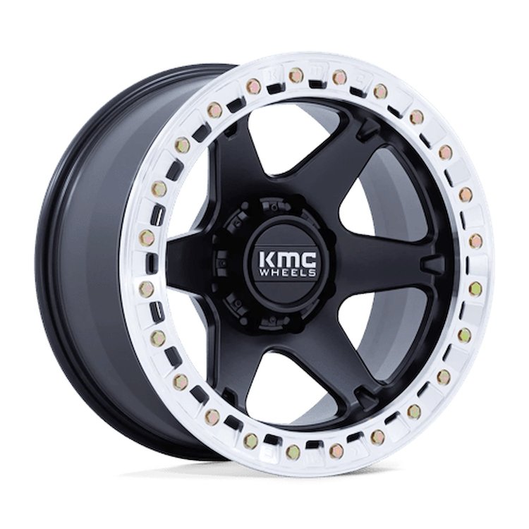 KM238MD20105048N KM238 VI Beadlock Wheel [Size: 20"x10"] Satin Black w/Machined Ring Finish
