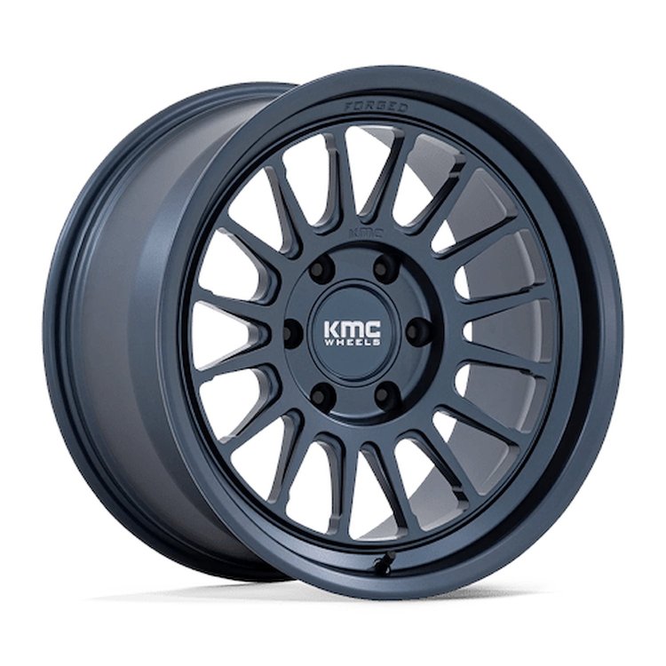KM447LX17856810N KM447 IMPACT FORGED MONOBLOCK Wheel [Size: 17"x8.5"] Metallic Blue Finish