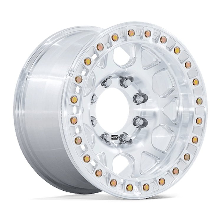 KM450DX17908012N KM450 MESA FORGED Beadlock Wheel [Size: 17"x9"] Raw Machined Finish