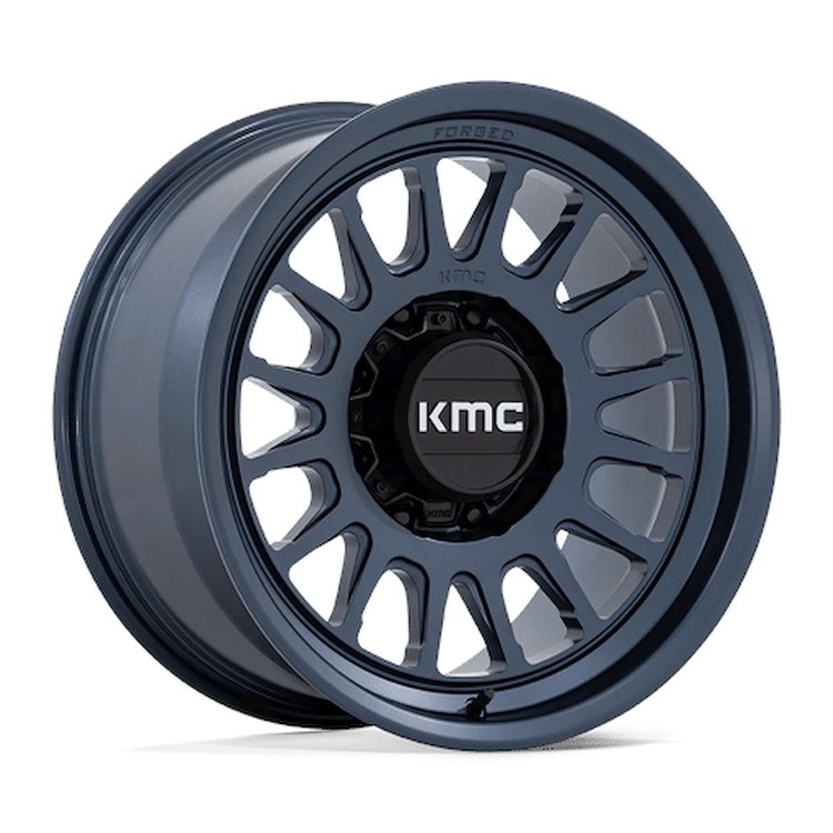 KM452LX18908712N KM452 IMPACT FORGED MONOBLOCK Wheel [Size: 18"x9"] Metallic Blue Finish