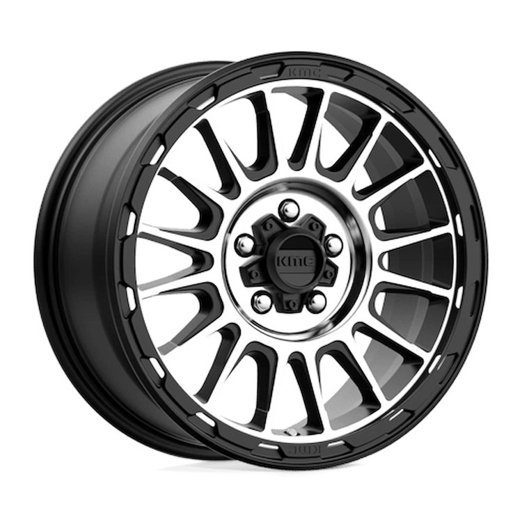 KM54278012535 KM542 IMPACT Wheel [Size: 17"x8"] Satin Black Machined Finish