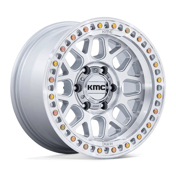KM54979063418 KM549 GRS Wheel [Size: 17"x9"] Gloss Silver w/Machined Face Finish