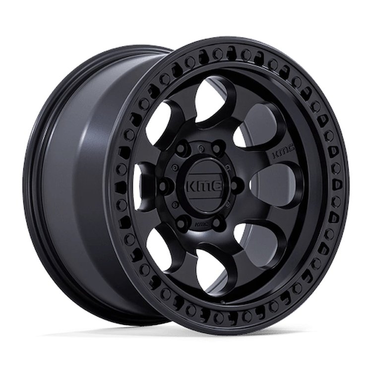 KM550MX18906818 KM550 RIOT SBL Wheel [Size: 18"x9"] Satin Black Finish