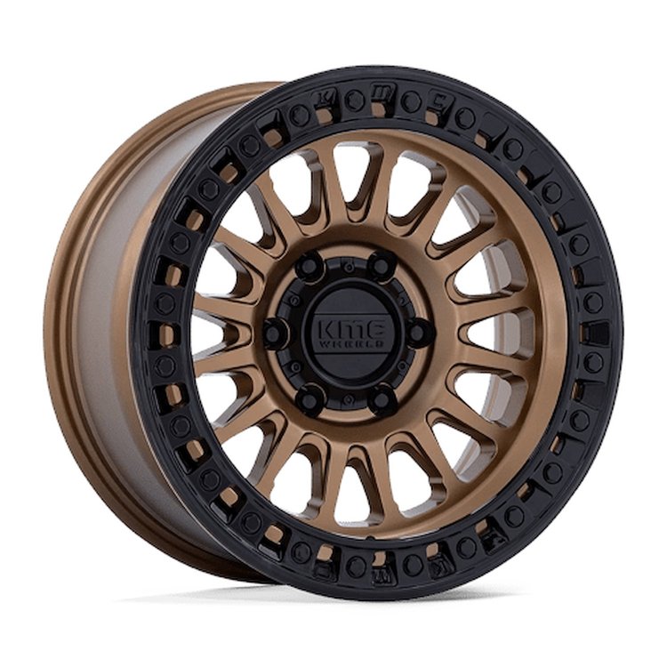 KM552ZB18906830 KM552 IMS Wheel [Size: 18"x9"] Matte Bronze w/Gloss Black Lip Finish