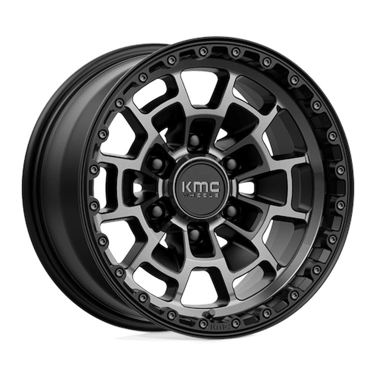 KM71878550400 KM718 SUMMIT Wheel [Size: 17"x8.5"] Satin Black w/Gray Tint Finish