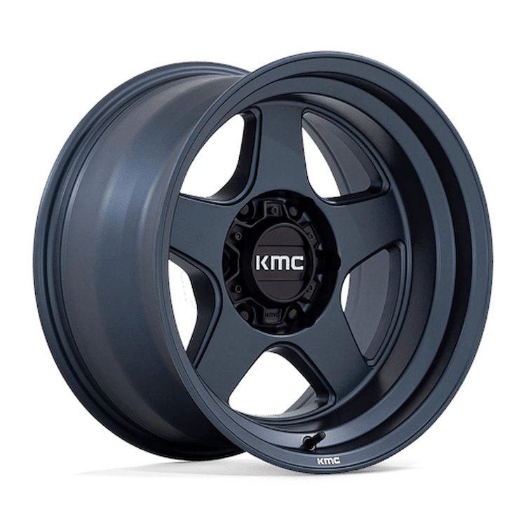 KM728LX17906838N KM728 LOBO Wheel [Size: 17"x9"] Metallic Blue Finish