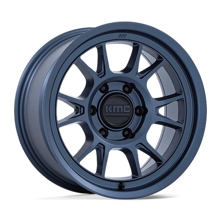 KM729LX17856810N KM729 RANGE Wheel [Size: 17"x8.5"] Metallic Blue Finish