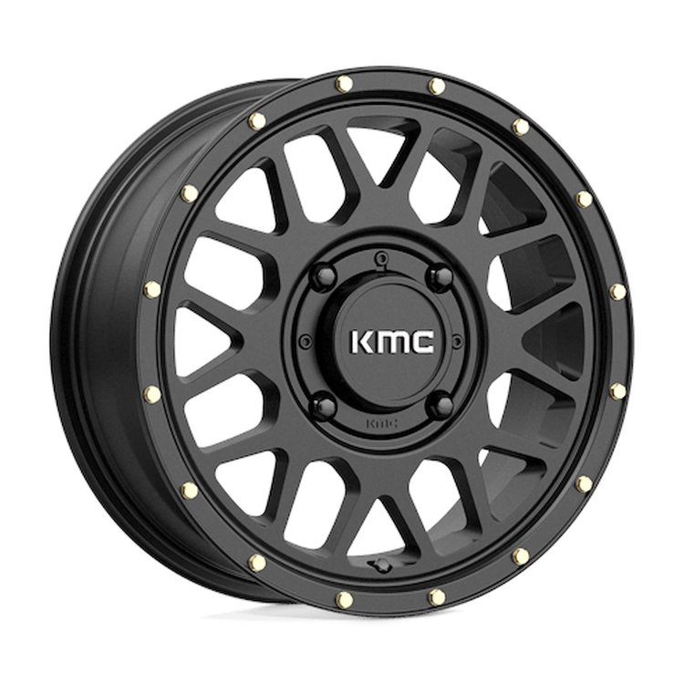 KS13556044738 KS135 GRENADE Wheel [Size: 15"x6"] Satin Black Finish