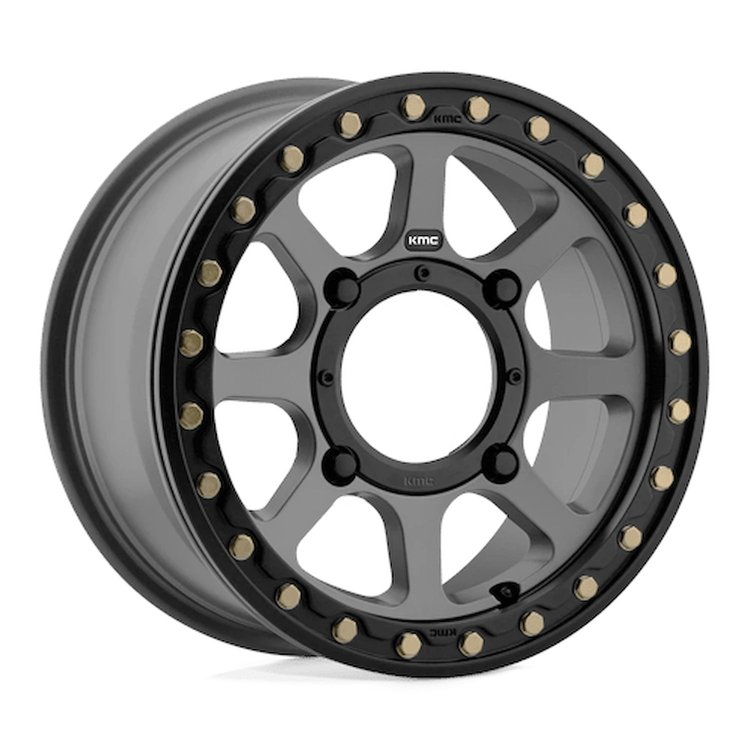 KS23456044438 KS234 ADDICT 2 Beadlock Wheel [Size: 15"x6"] Satin Gray Finish