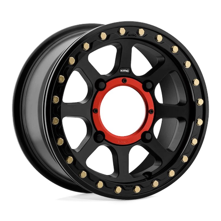 KS23456048738 KS234 ADDICT 2 Beadlock Wheel [Size: 15"x6"] Satin Black Finish