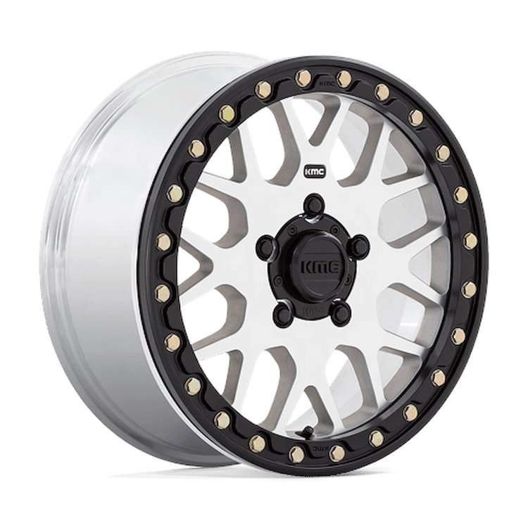 KS23556012538 KS235 GRENADE Beadlock Wheel [Size: 15"x6"] Machined Finish