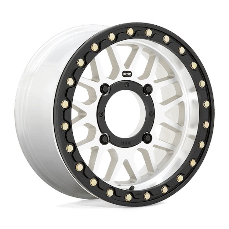 KS23557044510 KS235 GRENADE Beadlock Wheel [Size: 15"x7"] Machined Finish