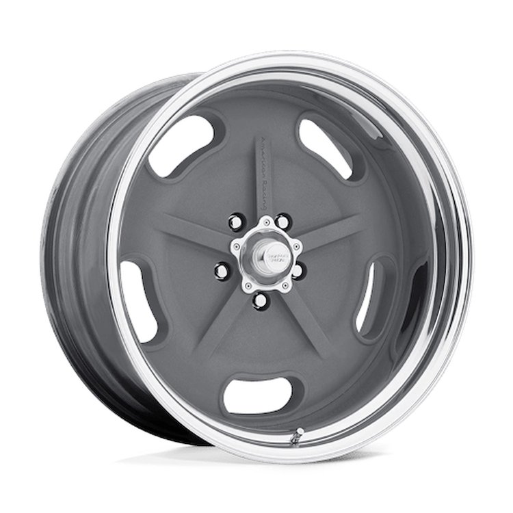 VN470566532 VN470 SALT FLAT Wheel [Size: 15"x6"] Mag Gray Center Polished Barrel Finish