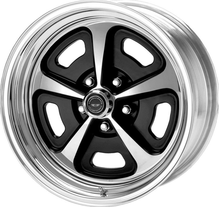 AMERICAN RACING AR500 TWO-PIECE POLISHED 17 x 8 5x4.5 -19 3.75