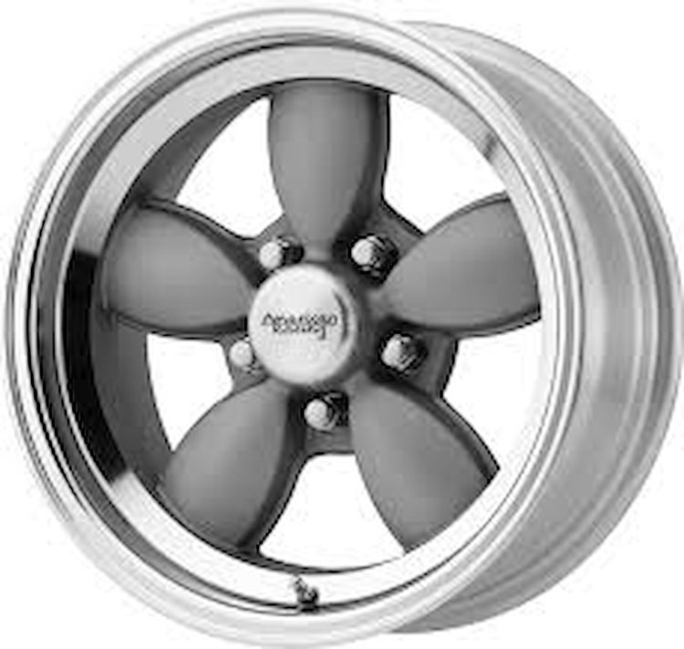 AMERICAN RACING VN504 MAG GRAY CENTER W/ MIRROR LIP 15 x 7 5X4.75 0 4.00