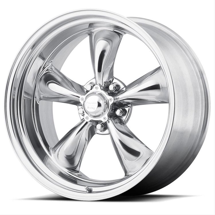 AMERICAN RACING TORQ THRUST II POLISHED 17 x 9.5 5X5.0 8 5.56