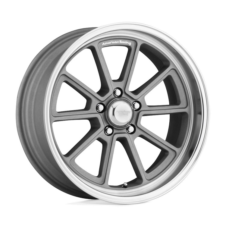 Draft Wheel 20"x8.5" 5 x 127 mm Bolt Pattern 4.99 in. Backspacing [Vintage Silver with Diamond Lip]