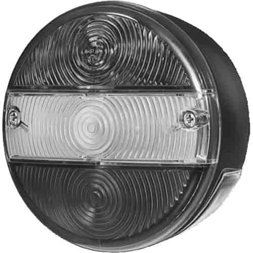 1685 Stop/Turn/Tail Lamp Round Red/Amber Lens Bulb Not Incl. ECE Approved