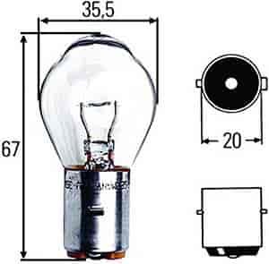 S11 Incandescent Bulb 24V 35W