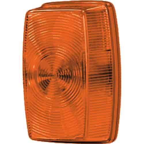 2324 Turn Lamp Front Rectangle Amber Lens ECE Approved