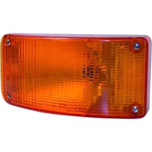 2387 Turn Lamp LH Driver Side Rectangle Amber Lens ECE Approved