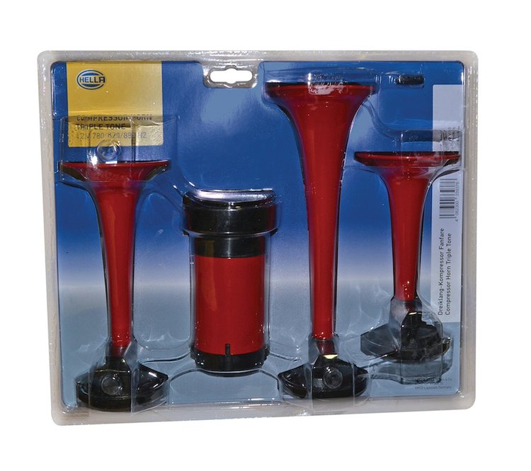 HORN KIT AIR 3-TRUMPET 12V