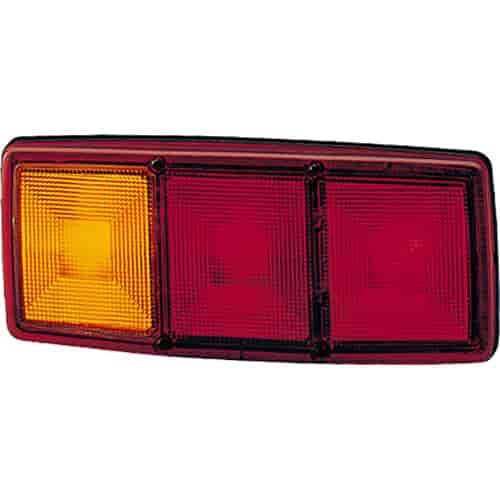 3167 Multifunction Lamp LH Driver Side Rectangle Red And Amber Lens ECE Approved