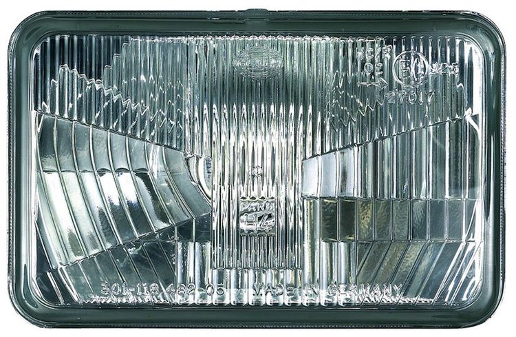 4" x 6" Rectangular Vision Plus Halogen Conversion Headlamp Includes 1 Lamp and Dust Boot Bulb NOT Included ECE Approved