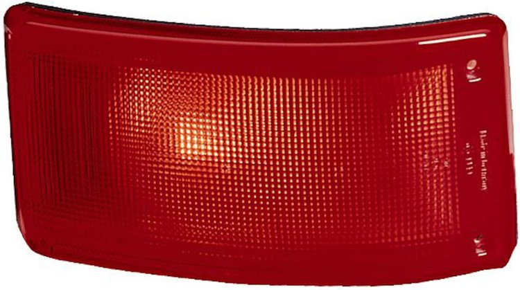 5603 Wraparound Stop/Tail Lamp Rectangle Red Lens Bulbs Not Incl. SAE Approved