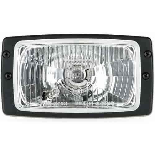 Module 6213 Headlamp Rectangle 148x84mm Clear Lens High/Low Beam Bulb Not Incl. ECE Approved