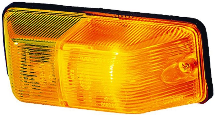 6692 Repeater Lamp RH Passenger Side Rectangle Amber Lens ECE Approved