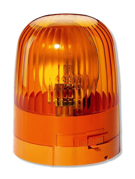 KL Junior F Rotating Beacon Amber Lens 12V