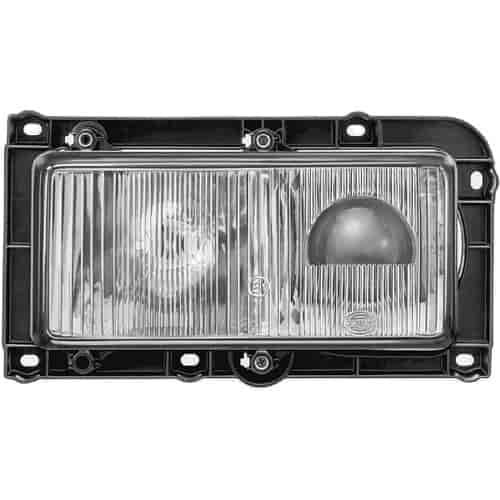 7872 Projector Headlamp; LH Driver Side; Rectangle 248x117mm; Clear Lens; High/Low Beam; w/Position