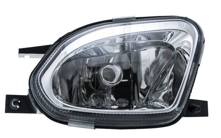 OE Replacement Halogen Fog Lamp Assembly 2003-06 Mercedes-Benz E320