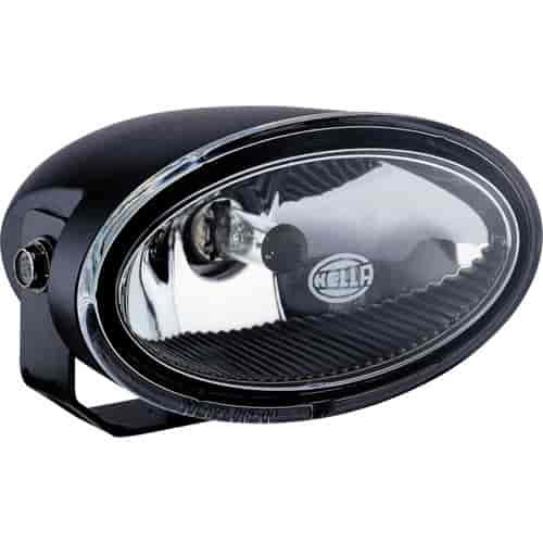 FF 50 Fog Lamp Oval Clear Lens Black Housing Upright And Pendant Mounting Incl. Lamp/12V 55W Bulb/Mounting Hardware