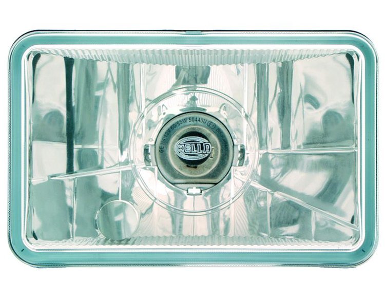 4" x 6" Rectangular Free Form Halogen Conversion Headlamp Includes 1 Lamp and Dust Boot Bulb NOT Included SAE/DOT/ECE Approved