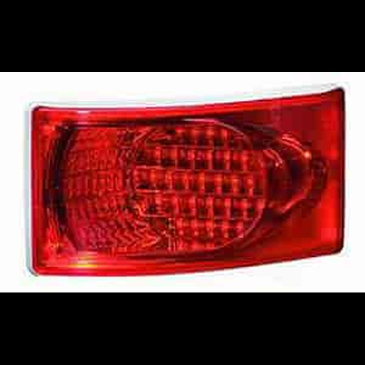 8982 LED Brilliant Wraparound Turn Lamp Red Lens 12V SAE Approved