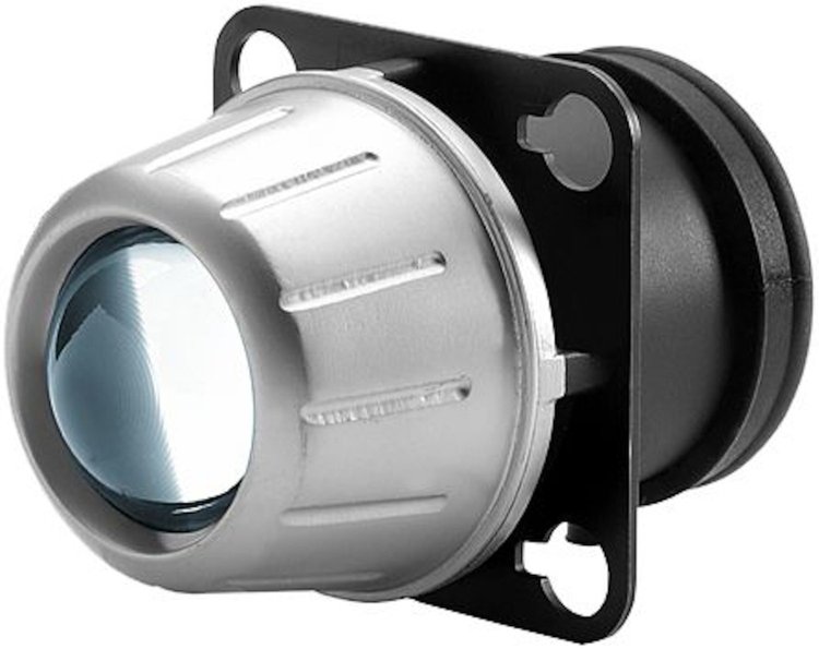 Micro DE Premium Halogen Low Beam Module Round Clear Lens 12V 55W SAE Approved