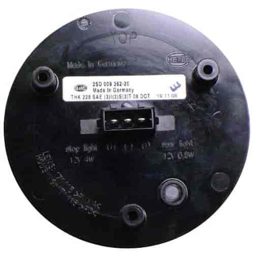 9362 LED Stop/Tail/Turn Lamp Round Clear Lens 12V SAE Approved