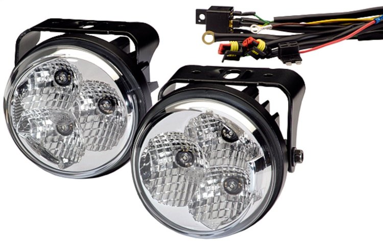 LIGHT KIT DRL 90MM LED 9-33V SAE