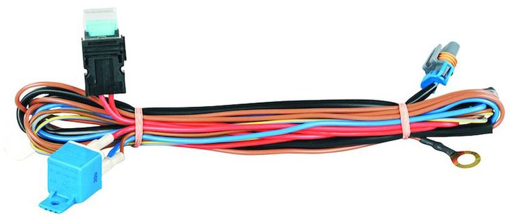 WIRE HRNS 3.1M PKRD2 12V W/ FUSE & RELAY
