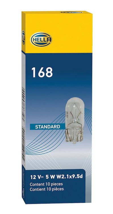 BULB 168 12V 5W 3CP W2.1X9.5D T3.25