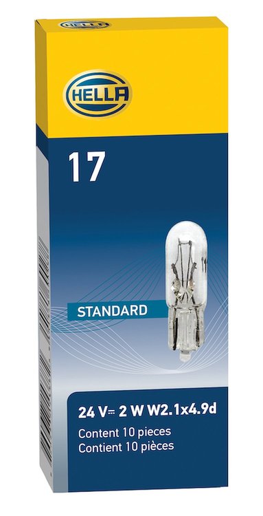BULB 17 24V 1.8W W2.1X4.9D T1.75