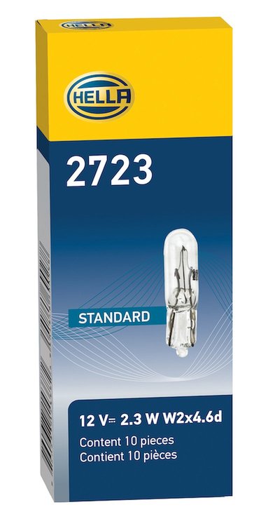 BULB 2723 12V 2.3W W2X4.6D T1.5
