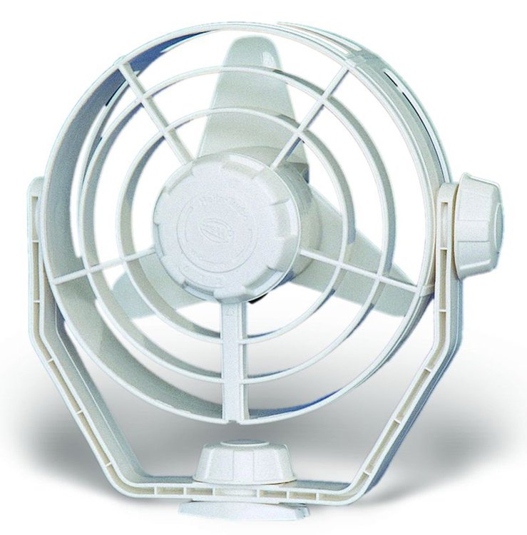 FAN TURBO 2-SPEED 12V WHT