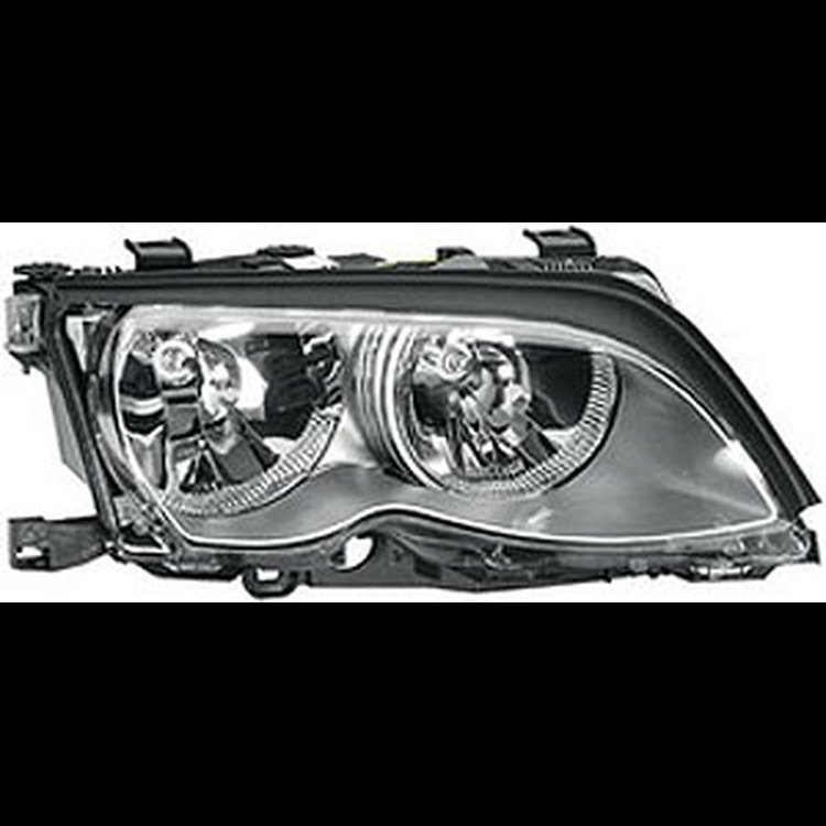 Halogen Headlamp Assembly OE Replacement RH Passenger Side Titanium