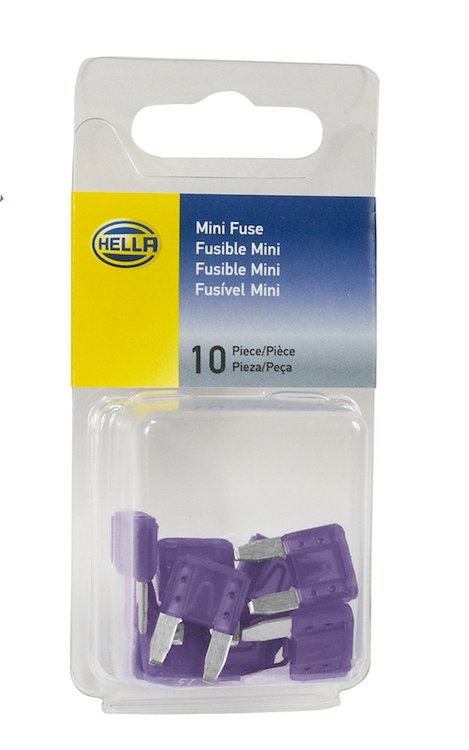 FUSE MINI 3A VIOLET 10PC
